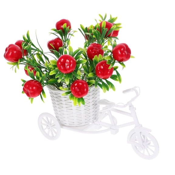 UPOUART plastic apples for decoration wedding table decoration assorted color 1Set