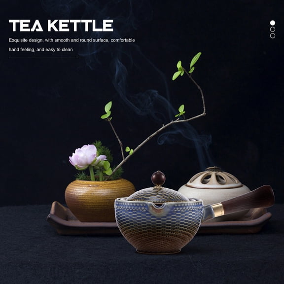 UPOUART Household Handheld Teapot Small Ceramic Teapot Assorted Color 1Pack
