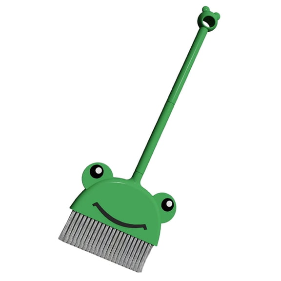 UPOUART toddler broom Cartoon Broom Green PP Garbage Sweeping Kids 1Pack