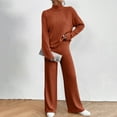 thumbnail image 1 of UPPADA 2 Piece Outfit for Women,Womens 2 Piece Outfits Sweatsuit Set Oversized Zip up Sweatshirt Wide Leg Sweatpants Lounge Set Tracksuit Set Brown,L, 1 of 7