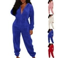 thumbnail image 1 of UPPADA 2 Piece Sets for Women Winter Fuzzy Fleece Lined Knit Top and Wide Leg Pants Loungewear Winter Cozy Outfits Casual Matching Set with Pockets Red,S, 1 of 9