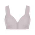thumbnail image 1 of UPPADA Bras for Women No Underwire Front Closure Bras for Women Push Up Daily Bras No Underwire Full Coverage Bras Solid Color Wide Strap Bras Plus Size Sport Bras, 1 of 7