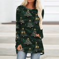 thumbnail image 1 of UPPADA Christmas Crew Neck Sweatshirt for Women Casual Clothing Tree Print Graphic Long Sleeve Dress Shirt Xmas Pullover Tops x mas gift for women Multicolor,XXL, 1 of 5