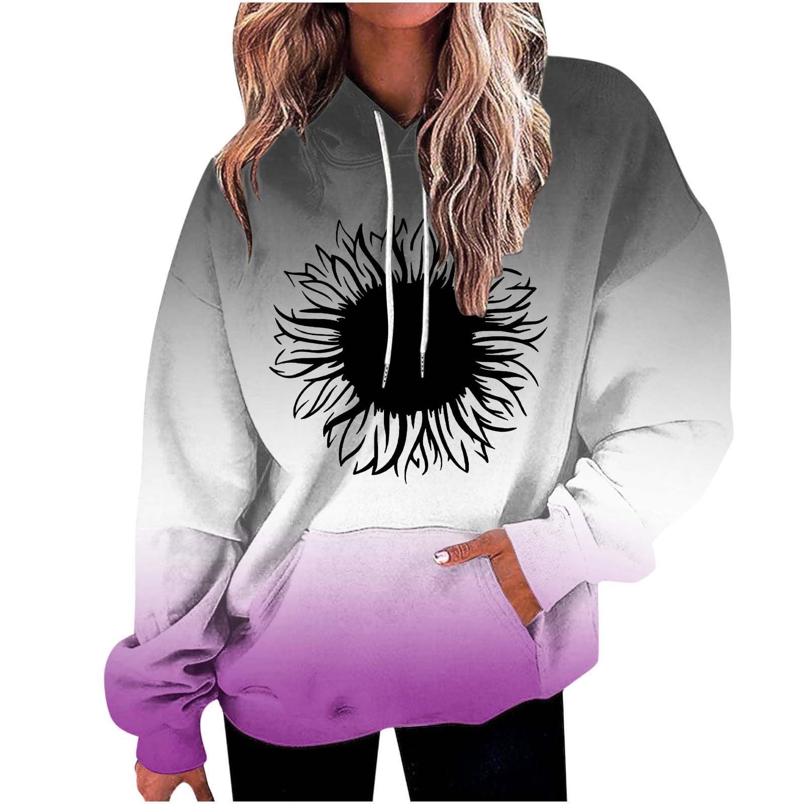 UPPADA Hoodies for Women Oversized Hoodie for Women Cute Y2k Hoodies Comfortable Trendy Sweatshirts Loose Fit Basic Hooded Sweatshirt with Pocket