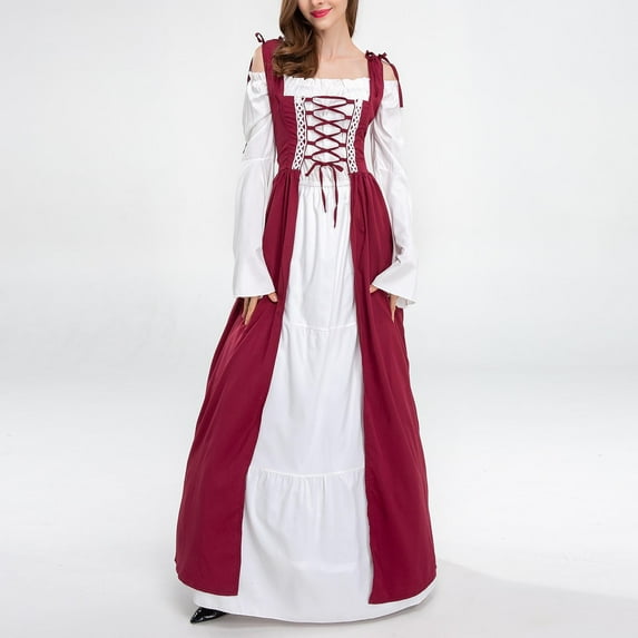 UPPADA Plus Size Cocktail Dresses formal Dress for Women Party Dress Vintage Elegant Dress Plus Size Flared Sleeves Dresses lord of the rings dress