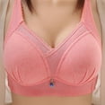 thumbnail image 1 of UPPADA Plus Size Womens Clothing Women's Plus Size Bra No Underwire Push Up Bra Comfort Full Coverage Bras Wirefree Bra Underwear Daily Bras Comfort Wireless Everyday Sleep Bras, 1 of 6