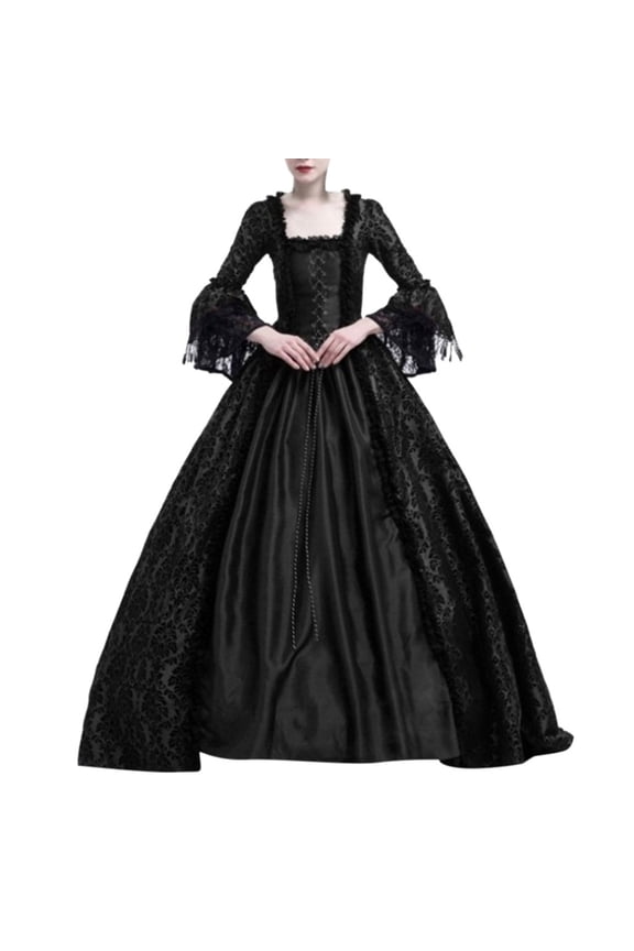 Vintage Cocktail Dresses for Women 1950s Maxi Dress Flared Sleeves Dresses Wedding Dress Corset Ball Gown Dresses for Women Formal strappy sundress