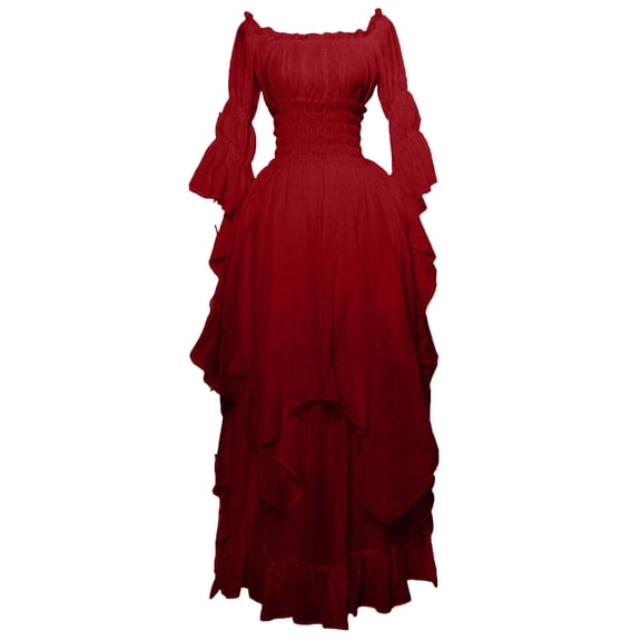 UPPADA Wedding Guest Dresses with Flare Sleeves for Women Fancy Cocktail Dress Winter Prom Dresses Cocktail Formal Dresses Corset Style Dress