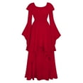 thumbnail image 1 of UPPADA Wedding Guest Dresses with Flare Sleeves for Women Fancy Cocktail Dress Winter Prom Dresses Cocktail Formal Dresses Wedding Dresses for Bride Short Length, 1 of 6