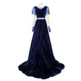 thumbnail image 1 of UPPADA Clearance Womens Corset Pleated Dress Vintage Ball Gown Dresses Sleeveless Vacation Dresses Fit and Flare Wedding Guest Dresses Vintage formal Dress pleated cocktail dress for women, 1 of 5