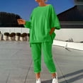 thumbnail image 1 of UPPADA Comfy Two Piece Sets for Women,Sweatsuits for Women Set 2 Piece Outfits Long Sleeve Hoodie Oversized Sweatshirt and Jogger Pants Casual Tracksuit Sets Green,XXXL, 1 of 7