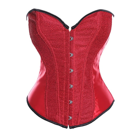 UPPADA Corset Para Mujer On Sale,Womens Floral Corset with Zipper Embroidered Corset Tops Vintage Corset Dress Lace Corset Tops Overbust Corset Bustier Top