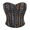 thumbnail image 1 of UPPADA Corset Top On Sale,Womens Floral Corset with Zipper Embroidered Corset Tops Vintage Corset Dress Lace Corset Tops Overbust Corset Bustier Top, 1 of 8