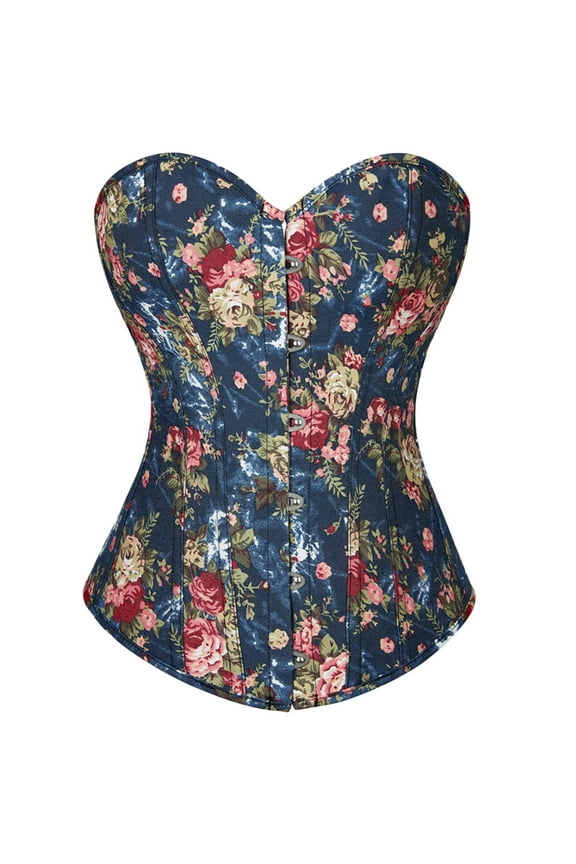 Corset Tops with Sleeves on Sale,Women Corset Bustier Push up Lingerie Top Shapewear Overbust Cincher Top Lace up Corset Basque Overbust Corset Plus Size