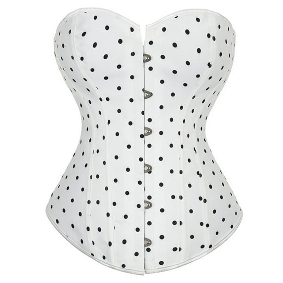UPPADA Corset Tops for Women Clearance,Strapless Corset Tops for Women Corset Cute Bustier Bodyshaper Top Overbust Corset Plus Size Waist Training Corsets Overbust Shapewear Outfit