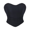 thumbnail image 1 of UPPADA Corset Tops for Women on Sale,Plus Size Corset Tops for Women Underbust Corset Belt Overbust Corset with Straps Bodice Corset Lace up Corset Dress Vintage Crop Top, 1 of 8