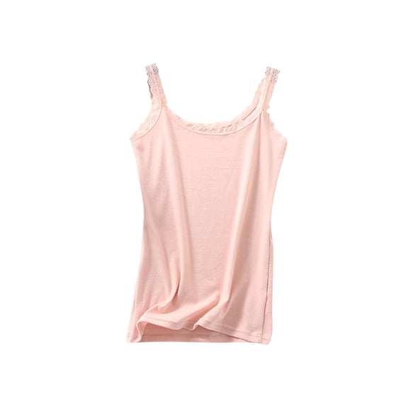 UPPADA Cotton Tank Top for Women Solid Color Basic Sleeveless Tank Shirt Soft Cotton Rib Tank Tops Casual Dressy Yoga Tops,Tank Tops for Women 2025 Loose Fit Hot Pink,XL
