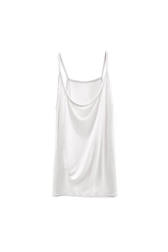 Cotton Tank Top for Women Solid Color Basic Sleeveless Tank Shirt Soft Cotton Rib Tank Tops Casual Dressy Yoga Tops,Tank Top for Women White,L