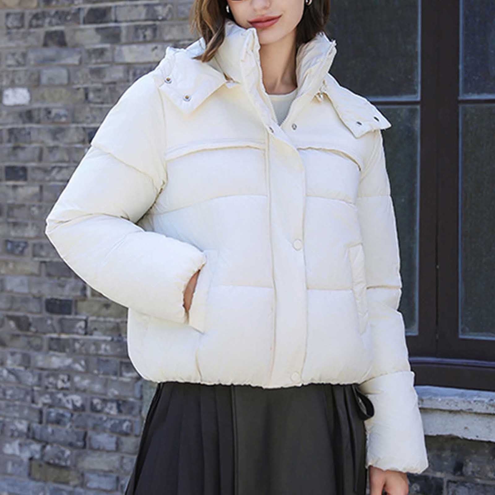 Women's Military Safari Cropped Jacket - Lightweight Cotton Button-Down Utility Coat With Drawstring & Pockets