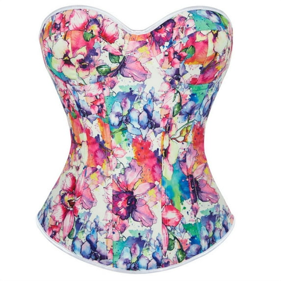 UPPADA Fairy Corset Clearance,Strapless Corset Tops for Women Corset Cute Bustier Bodyshaper Top Overbust Corset Plus Size Waist Training Corsets Overbust Shapewear Outfit