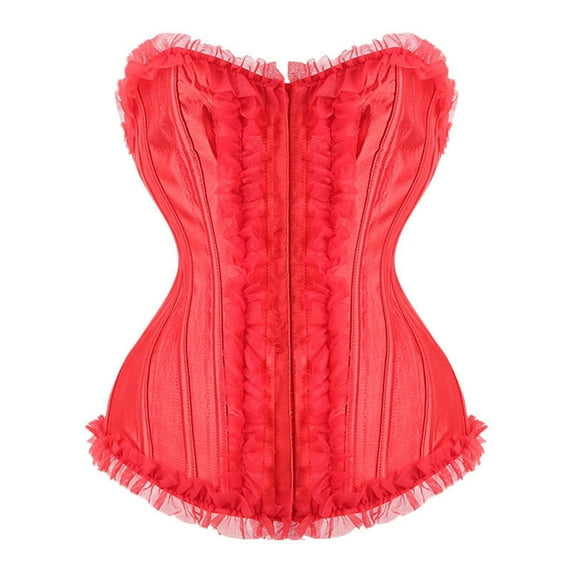 UPPADA Floral Corset On Sale,Womens Bustier Lingerie Bodice Corset Plus Size Bustier Tops Pattern Corset Belt Floral Bustier Top Underbust Lace Up Corset