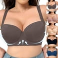 thumbnail image 1 of UPPADA Full Back Coverage Bras for Women No Underwire Bras Sostenes Para Mujer Sin Varillas Bras Comfortable Supportive Bras Back Comfy Fix Bras Daily Bras,Blue,44D, 1 of 4