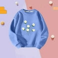 thumbnail image 1 of UPPADA Girls Letter Print Shirts Unisex Kids Clothes Casual Crewneck Sweatshirts Long Sleeve Pullover Tops Boys and Girls Tops Cute Outfits 8 Years, Sales Today, 1 of 3