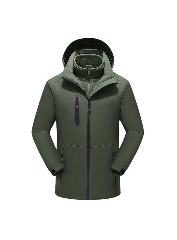 Heated Jackets for Men and Women Plus Size Outdoor Heated Jacket Adjustable Temp 13 Heating Zones Usb Heated Coats Winter Hooded Jacket for Hiking Warming Jacket Coats Days 2025
