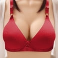 thumbnail image 1 of UPPADA Holiday Full Coverage Bars for Women Plus Size Bra no Underwire Push up Comfortable Daily Bras Everyday Sleep Bras Breathable Underwear Convertible T-Shirt Bra, 1 of 4