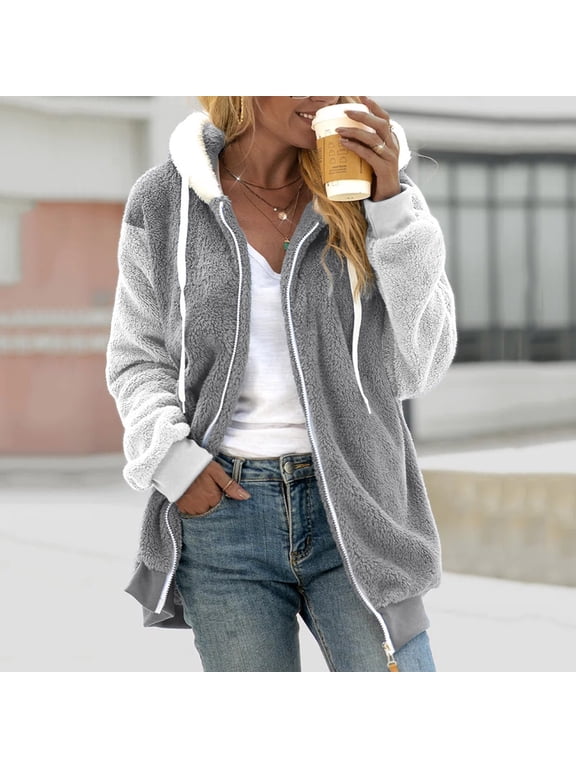 Light Trench Coats for Women Fashion Extreme Cold Weather Outwear Heavy Fleece Lined Windbreaker Jacket