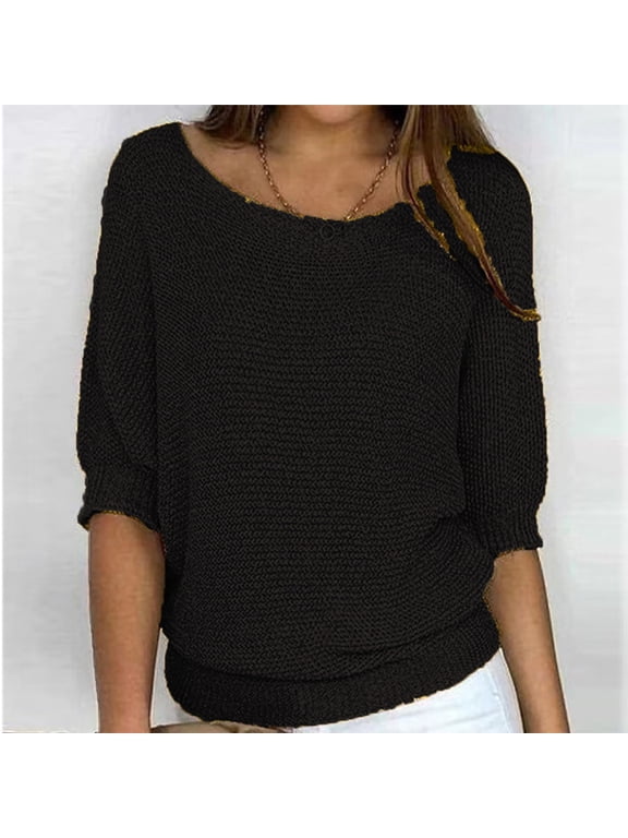 Light Weight Sweaters for Women Casual Long Sleeve V Neck Tops for Women Sweater with Gold Buttons for Women Fall Womens Cardigan Trendy Womens Sweaters Clearance
