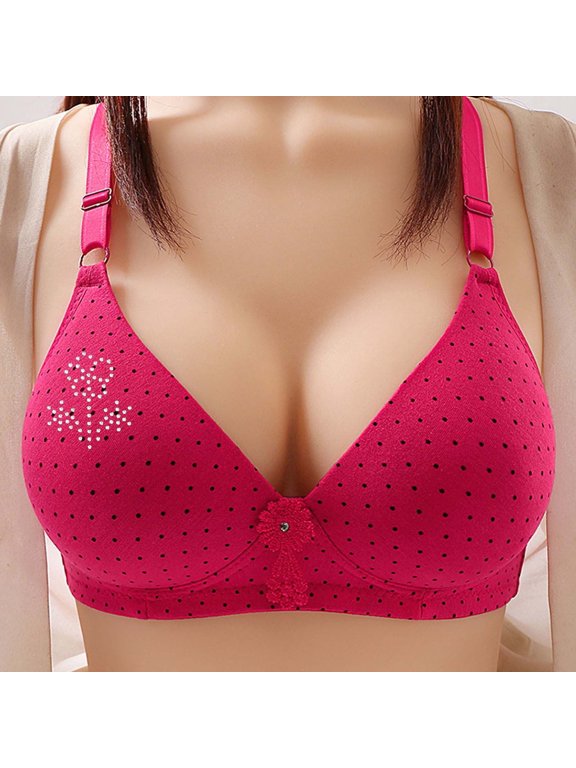 Lighting 's of the Day Full Coverage Plus Size Bra Convenient Front Button Bras Cool Liftup Bra Super Gather Wireless Push-up Bra Lifting Bras Breathable Underwear Bra