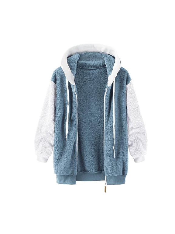 Winter Coats for Women Plus Size Fashion Extreme Cold Weather Outwear Solid Color Pocket Jacket Windbreaker