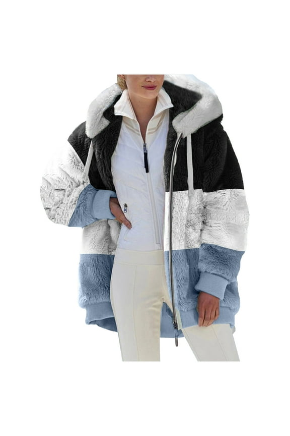 Long Winter Coats for Women Dressy Warm Extreme Cold Weather Outwear Thicken Faux Fur Lined Jacket Overcoat