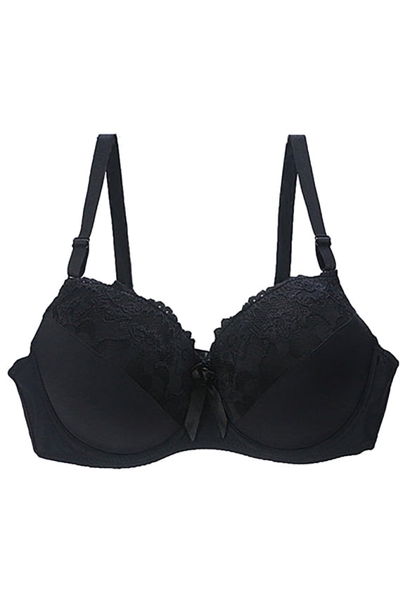 Minimizer Bras for Women Plus Size Front Hook Bra Plus Size Full Coverage Bra 40dd Wireless Bras,Black Xxxl