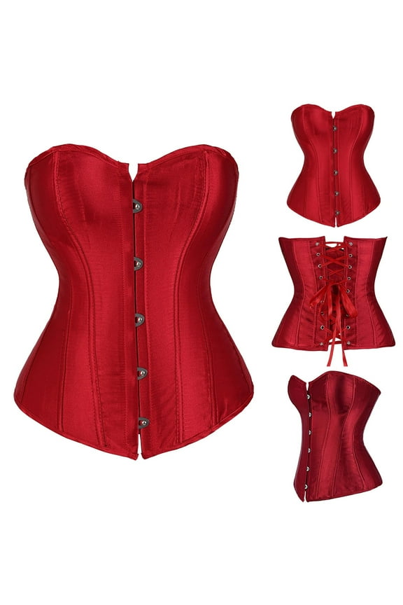 Overbust Corset Clearance,Womens Corset Tops Steampunk Corset Lace Up Top Overbust Corset Floral Corset Top Corset Bustier Top Cute Underbust Corset Top