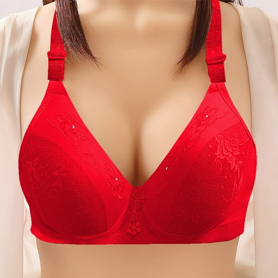 UPPADA Plus Size for Women's Plus Size Bra No Underwire Push Up Bra Comfort Full Coverage Bras Wirefree Bra Underwear Daily Bras Comfort Wireless Everyday Sleep Bras