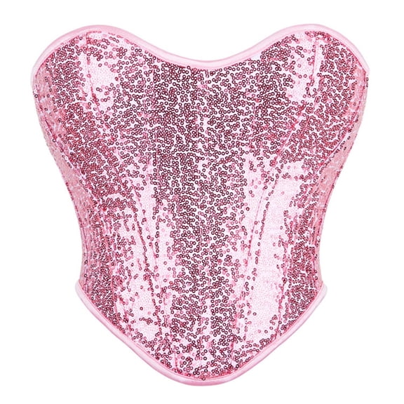 UPPADA Plus Size Corset Top On Sale,Strapless Corset Tops for Women Corset Cute Bustier Bodyshaper Top Overbust Corset Plus Size Waist Training Corsets Overbust Shapewear Outfit