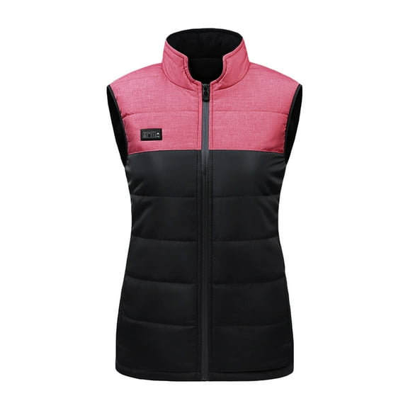 UPPADA Plus Size Heated Vest for Men Women Lightweight Usb Electric Heated Jacket with 9 Heating Levels for Cycling Skiing and Fishing Washable Heated Jacket Outdoor October 11-12