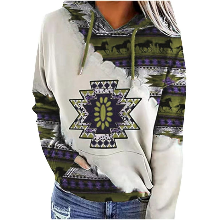 Western aztec hoodie 2025