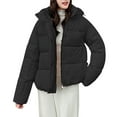 thumbnail image 1 of UPPADA Puffer Fall Jacket Womens Oversized Cropped Puffy Quilted Winter Cropped Puffer Coats with Pockets Women's Plus Size Long Winter Coats Black,M, 1 of 5