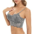 thumbnail image 1 of UPPADA Push Up Bras for Women Bras Underoutfit Push-Up Bra Bras with Wide Straps,Gray M-L, 1 of 7