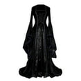 thumbnail image 1 of UPPADA Renaissance Dress for Women Plus Size Medieval Dress Lace Up Corset Viking Dress Long Sleeve Irish Over Long Dress, 1 of 3