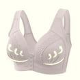 thumbnail image 1 of UPPADA Seamless Bralettes for Women Wide Band Push Up Bras for Back Fat Clearance Bras That Hide Back Fat and Side Bulge Savings Push Up Bras,Purple S, 1 of 8