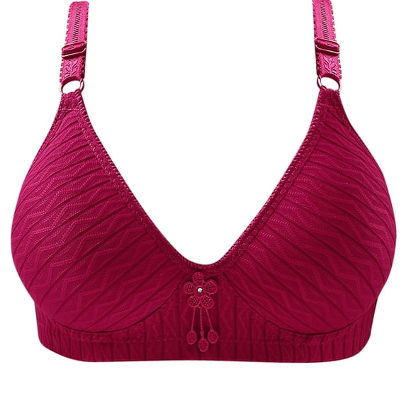 UPPADA Sports Bras for Women Women's Full Coverage Non Padded Comfort Front Button Bra Comfort Wire-Free Bra Plus Size Closure Everyday Bras Bras for Women No Underwire Clrearance on Sale