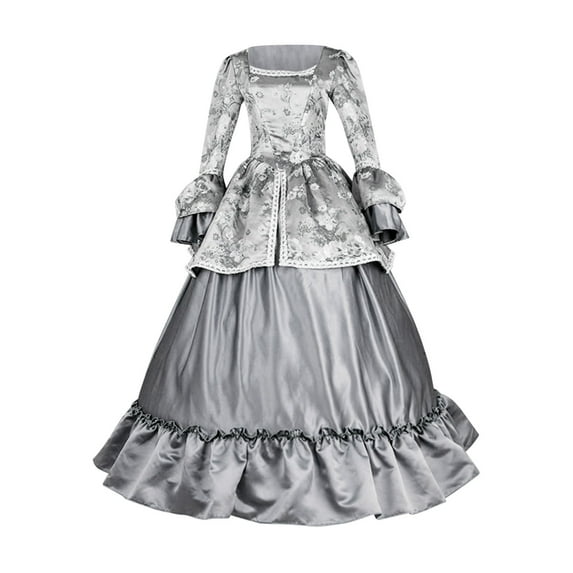 UPPADA Victorian Ball Gown Costume for Womens Long Corset Dresses Plus Size Viking Costumes Gothic Dresses Vintage Ball Gowns Masquerade Dress Clearance 2025 Sale Items