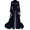 thumbnail image 1 of UPPADA Victorian Ball Gown for Women Festival Dress Vintage Maxi Dress Party Retro Dress Lace Up Corset Court Dresses Flare Sleeve Masquerade Party Floor Length Gothic Dress Clarence Items, 1 of 2