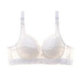 thumbnail image 1 of UPPADA Wide Back Bras for Women Brasieles Comfortable Bra for Woman Padded Bra No Underwire,White Xl, 1 of 2