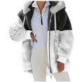 thumbnail image 1 of UPPADA Winter Warm Coats for Women with Hood Extreme Cold Weather Outwear Fleece Lined Thicken Faux Fur Down Jacket, 1 of 6