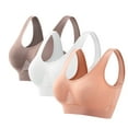 thumbnail image 1 of UPPADA Women 3 Pack Sports Bras Comfy Wireless Yoga Bras Full Coverage Workout Bralettes Lounge Activewear Ladies Fitness Running Dancing Bras Tracking Orders Status On My Recent Order,XXXXXL, 1 of 5